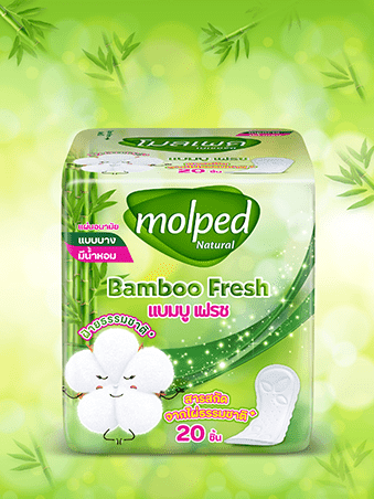 Molped Natural Bamboo Fresh Pantyliner
