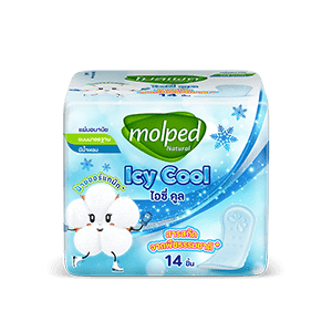 Molped Natural Icy Cool Pantyliner Regular
